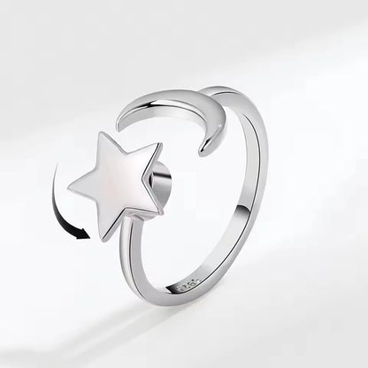 925 Sterling Silver Sunflower Diamond Zircon Rotatable Ring for Women Gift Relieve Stress Ring Jewelry Wholesale